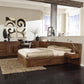 Copeland Moduluxe Storage Bed with matching bedside tables and desk featuring sleek design.