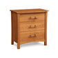 A luxurious Copeland Furniture Monterey 3-Drawer Chest on a white background.
