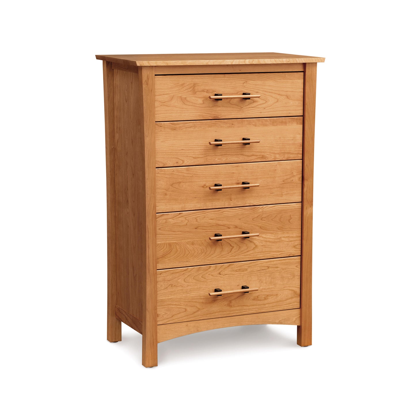 A Monterey 5-Drawer Chest by Copeland Furniture on a white background.