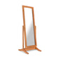A New England Shaker Floor Mirror from the Lyndon Furniture Collection on a white background.
