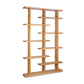 New York Contemporary Bookcase by Lyndon Furniture showcasing an asymmetrical design with sustainably harvested wood.