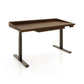 Odin Sit-Stand Desk by Copeland Furniture with a sleek wood top, durable metal legs, and right-side height control panel for ergonomic adjustment.