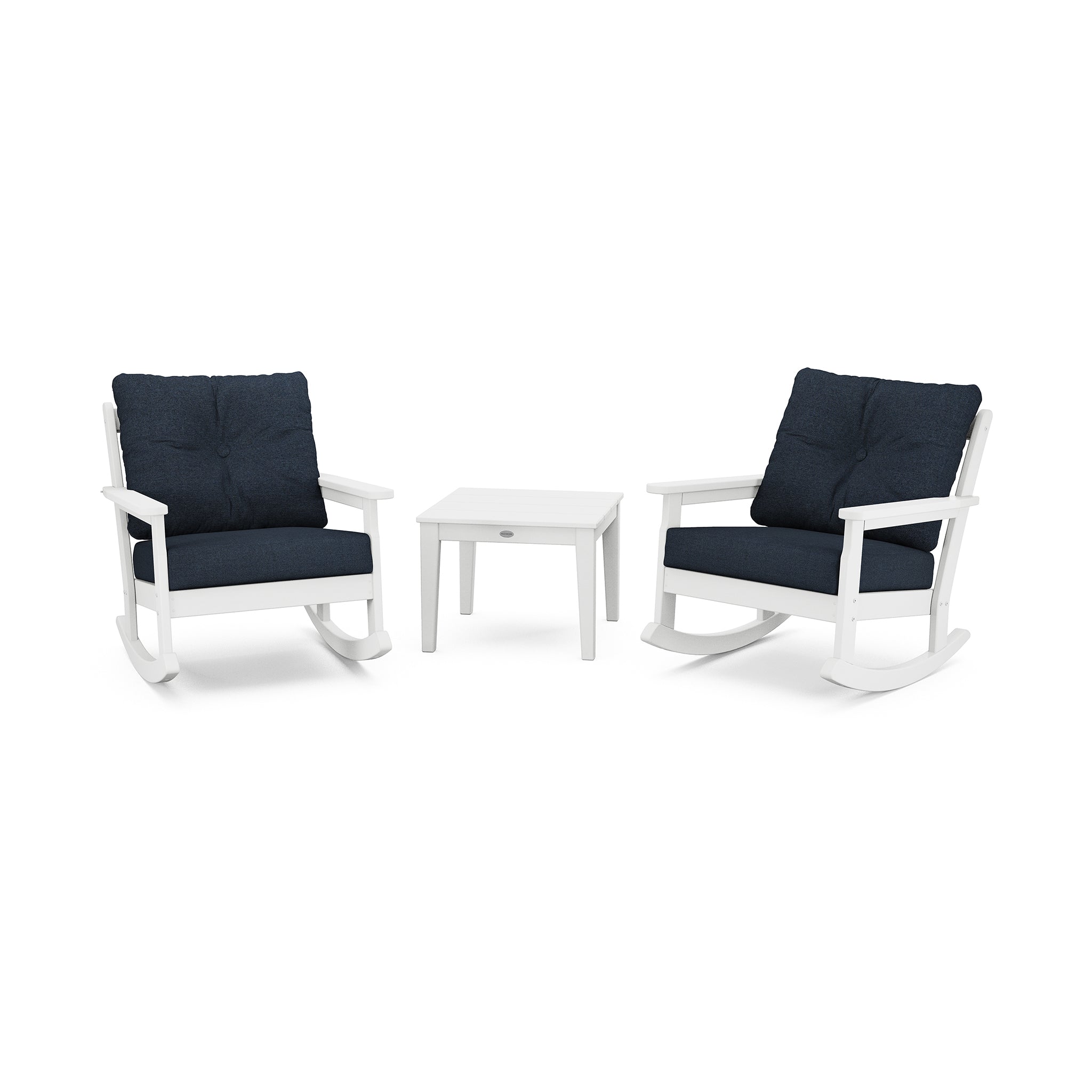 POLYWOOD Vineyard 3-Piece Deep Seating Rocker Set – Vermont Woods Studios