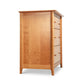 Copeland Furniture Sarah 3-Drawer Chest crafted from solid wood with round knobs, showcasing its elegant side profile.