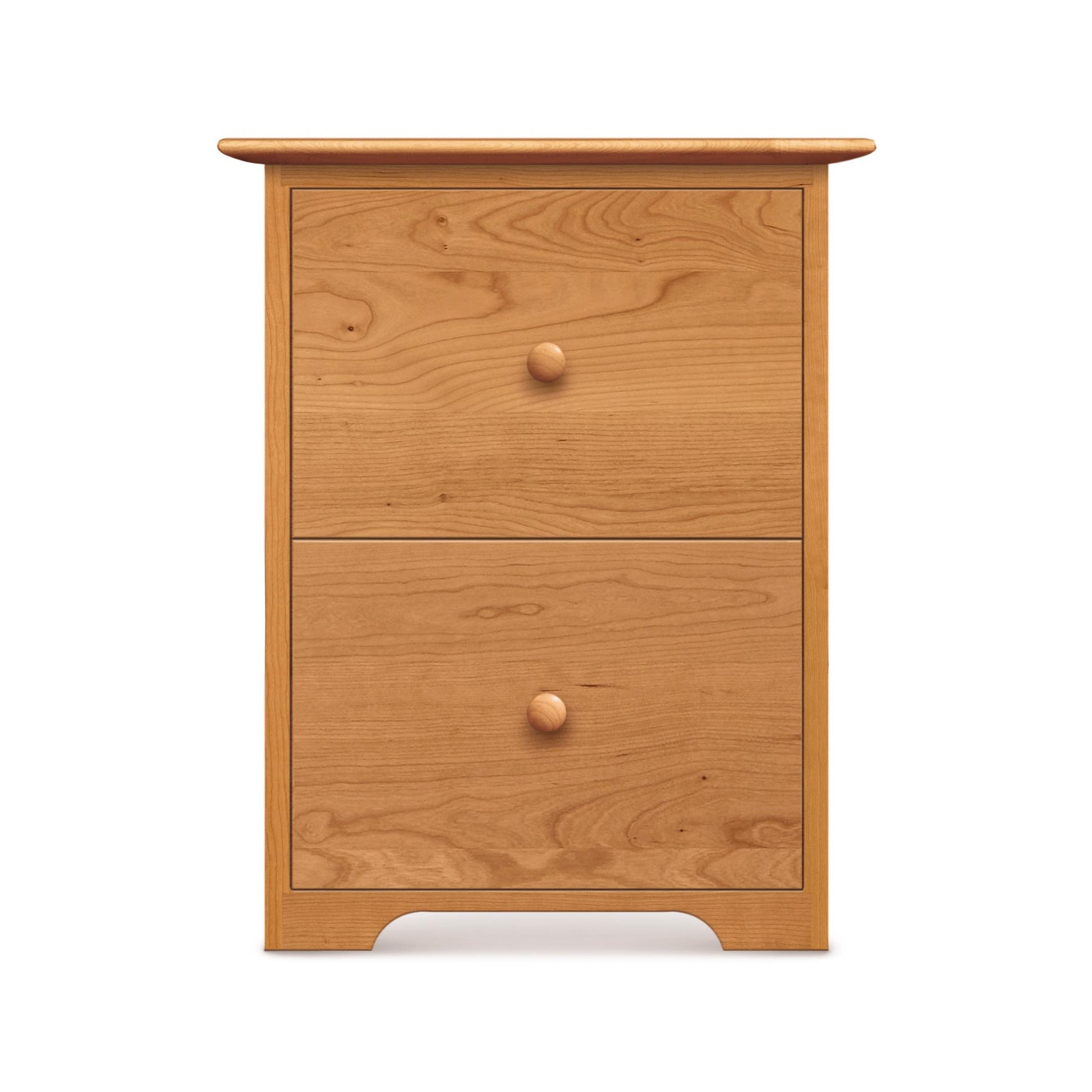 A Sarah Rolling Filing Cabinet by Copeland Furniture isolated on a white background.