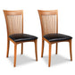 Sarah Shaker Side Chair Set by Copeland Furniture with leather seats and solid hardwood frames, American made, crafted for quality and sustainability.
