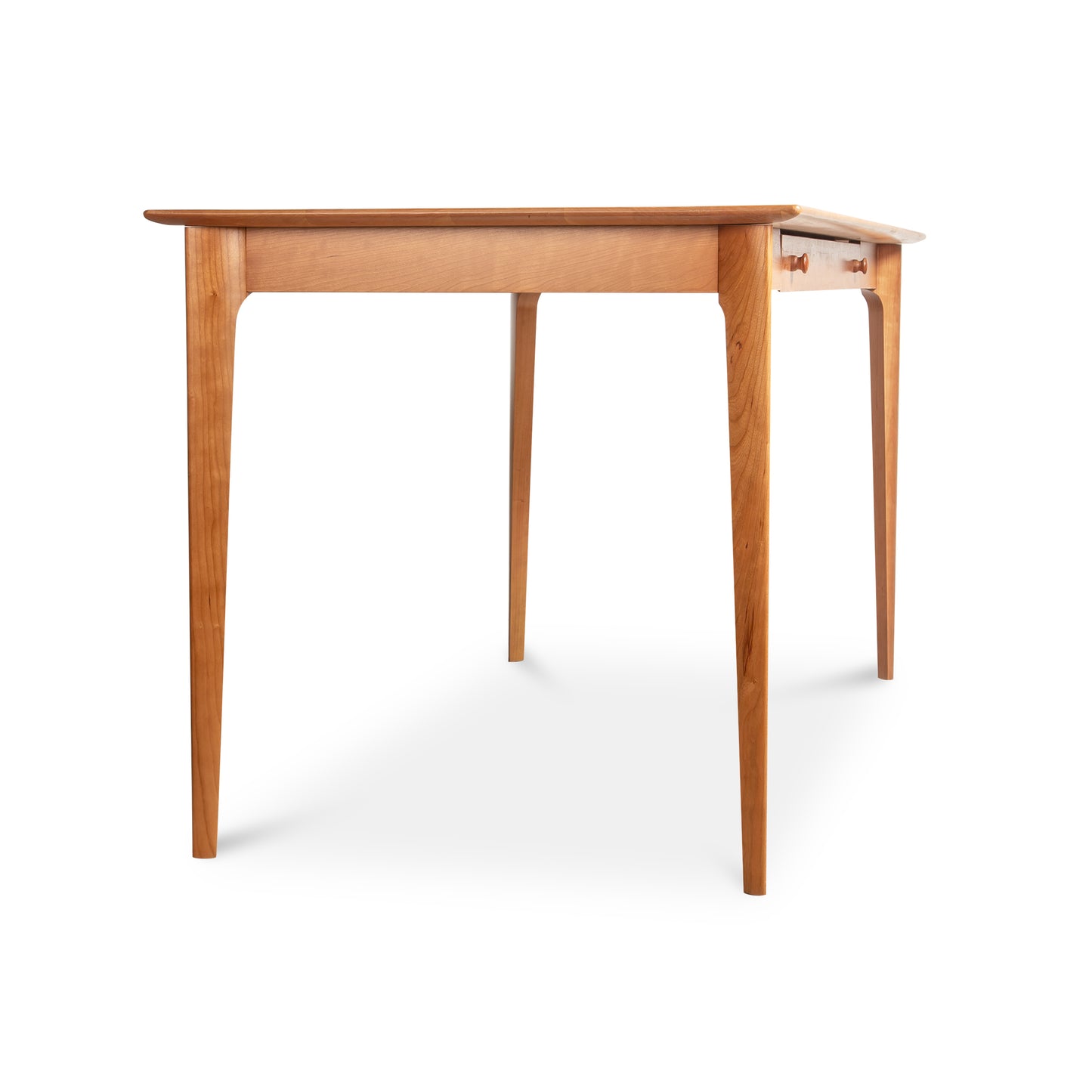 Copeland Furniture Sarah Large Desk features a rectangular design and elegant tapered legs, showcasing high-quality American craftsmanship.