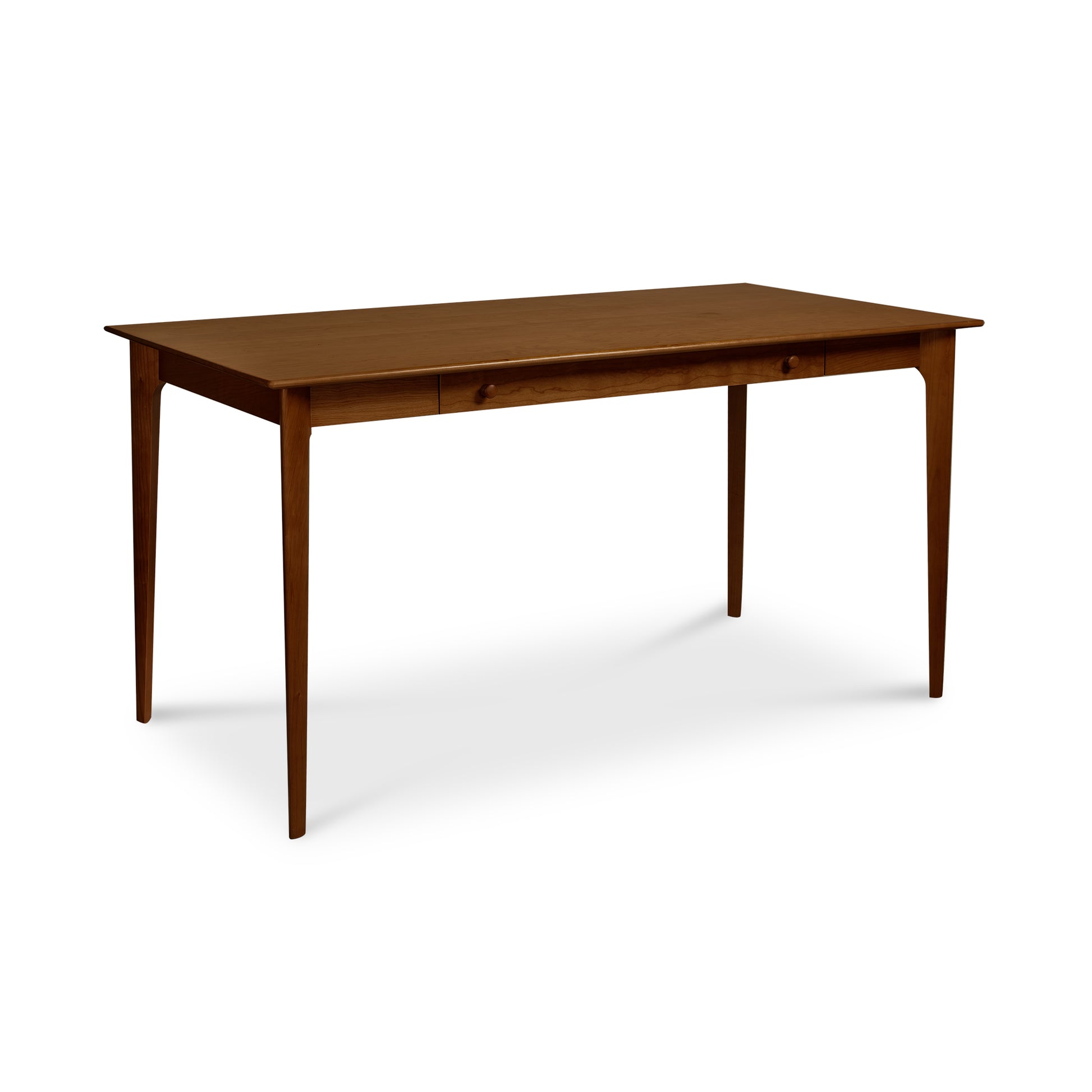 Sarah Large Desk by Copeland Furniture features solid wood construction and four tapered legs, expertly handmade in Vermont for lasting quality.