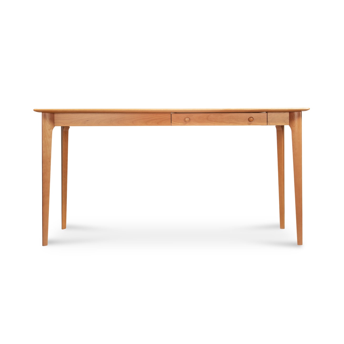 Copeland Furniture Sarah Return with Keyboard Tray, crafted in solid wood with a sleek design, highlighting its quality and craftsmanship.