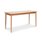Sarah Return with Keyboard Tray by Copeland Furniture, highlighting Vermont-made quality hardwood craftsmanship and ergonomic design.