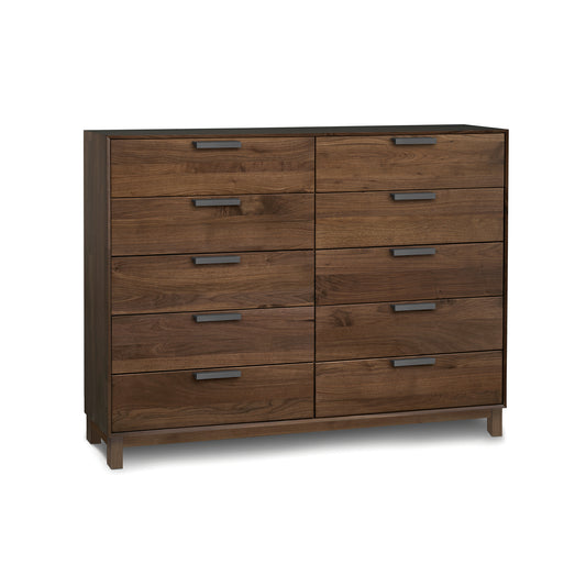 Savoy 10-Drawer Dresser by Copeland Furniture featuring modern design, American craftsmanship, and spacious storage in solid hardwood.