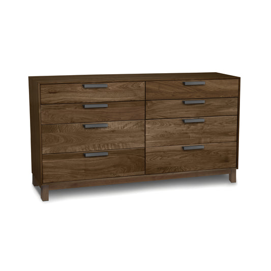 Copeland Furniture Savoy 8-Drawer Dresser in solid wood with a natural brown finish, showcasing American craftsmanship and modern style.