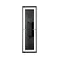 Hubbardton Forge Shadow Box Tall Slate Sconce featuring a modern, minimalist design with dark sky functionality.