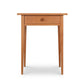 Lyndon Furniture Shaker 1-Drawer Nightstand in solid wood with a round-knob drawer, highlighting its elegant craftsmanship and minimalist Shaker design.