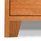 A close up of a Shaker 2-Drawer Vertical File Cabinet made by Lyndon Furniture.