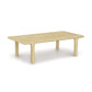 A small Sierra Rectangular Coffee Table by Copeland Furniture on a white background.