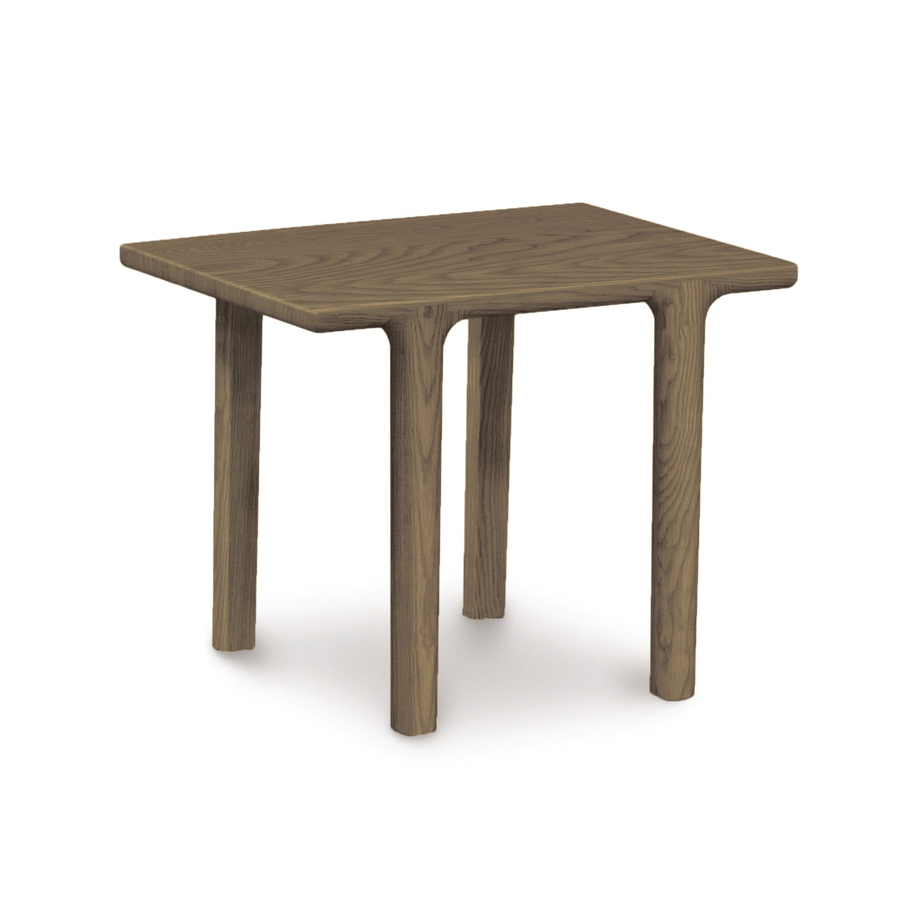 A solid Copeland Furniture Sierra Rectangular End Table with four legs on a plain background.
