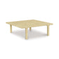 A contemporary wooden coffee table, the Copeland Furniture Sierra Square Coffee Table, placed on a white background.
