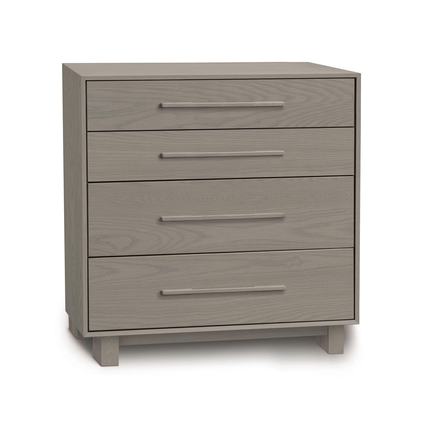 A contemporary Copeland Furniture Sloane 4-Drawer Chest against a white background.