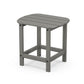 Sturdy gray POLYWOOD South Beach Adirondack 18" Side Table.