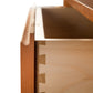 A close up of a Lyndon Furniture Sutton 1-Drawer Enclosed Shelf Nightstand.