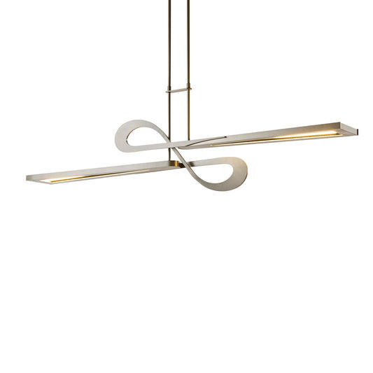 A Switchback Pendant by Hubbardton Forge with a modern design.
