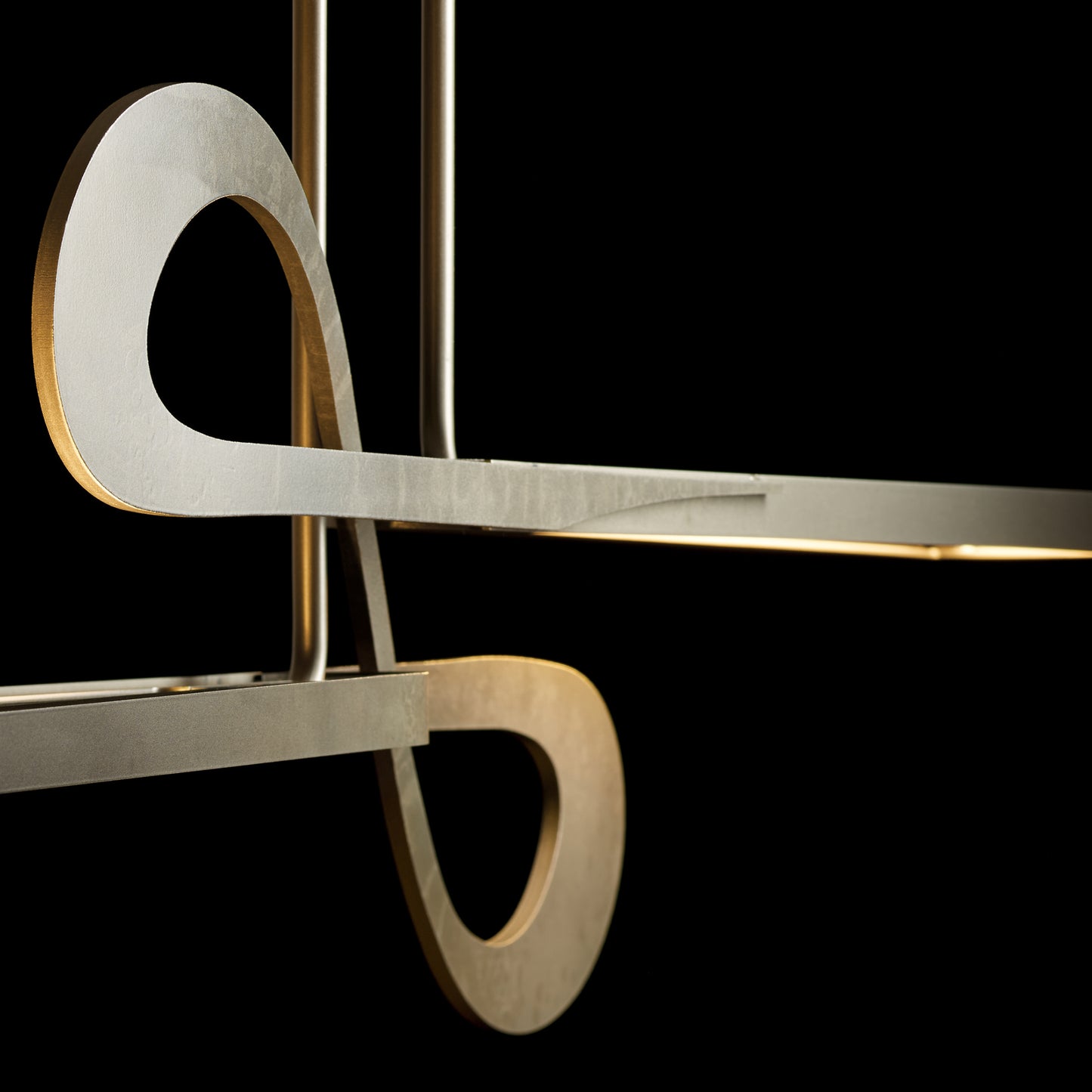 A Switchback Pendant by Hubbardton Forge in Vermont.