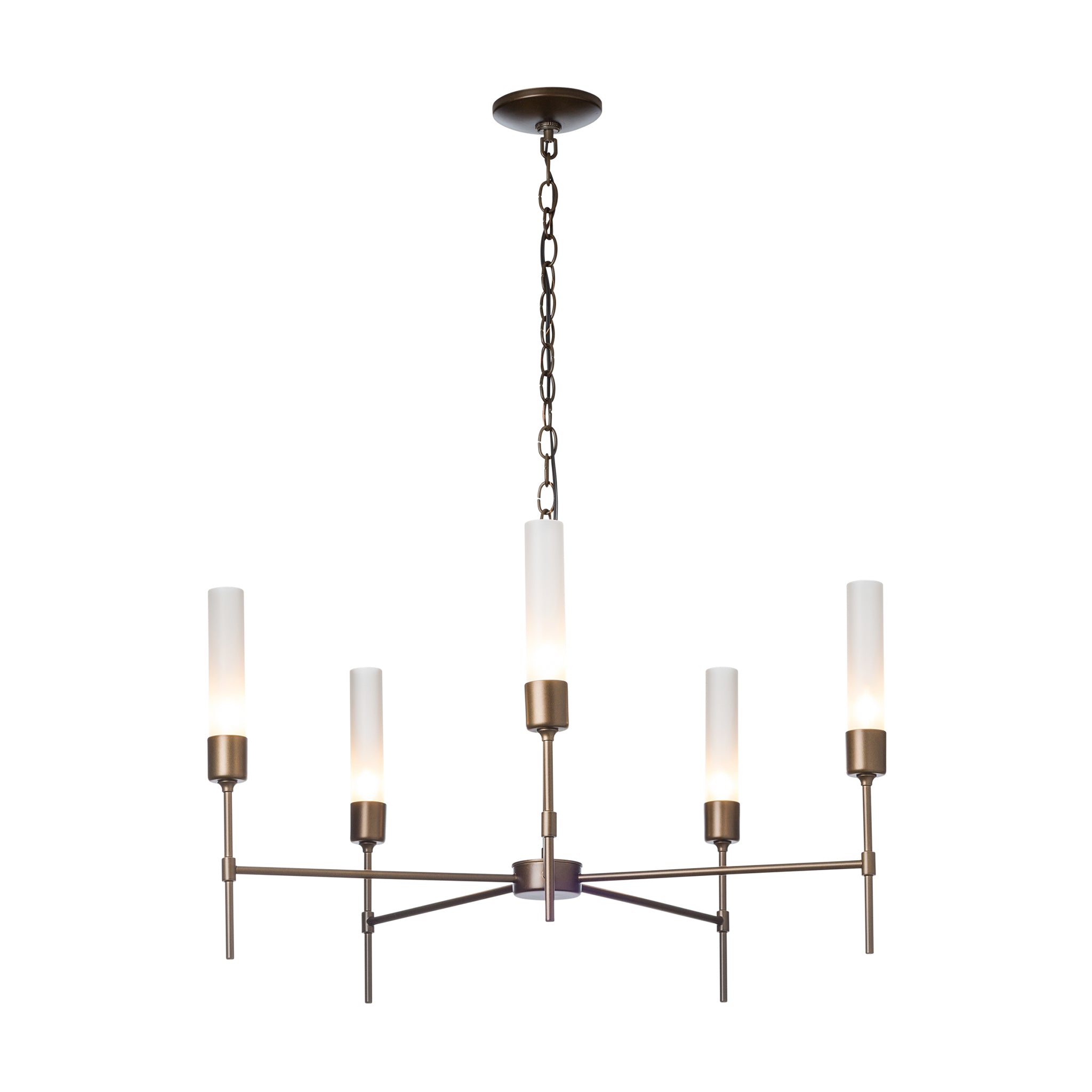 Vela 5-Arm Chandelier by Hubbardton Forge | Vermont Woods Studios