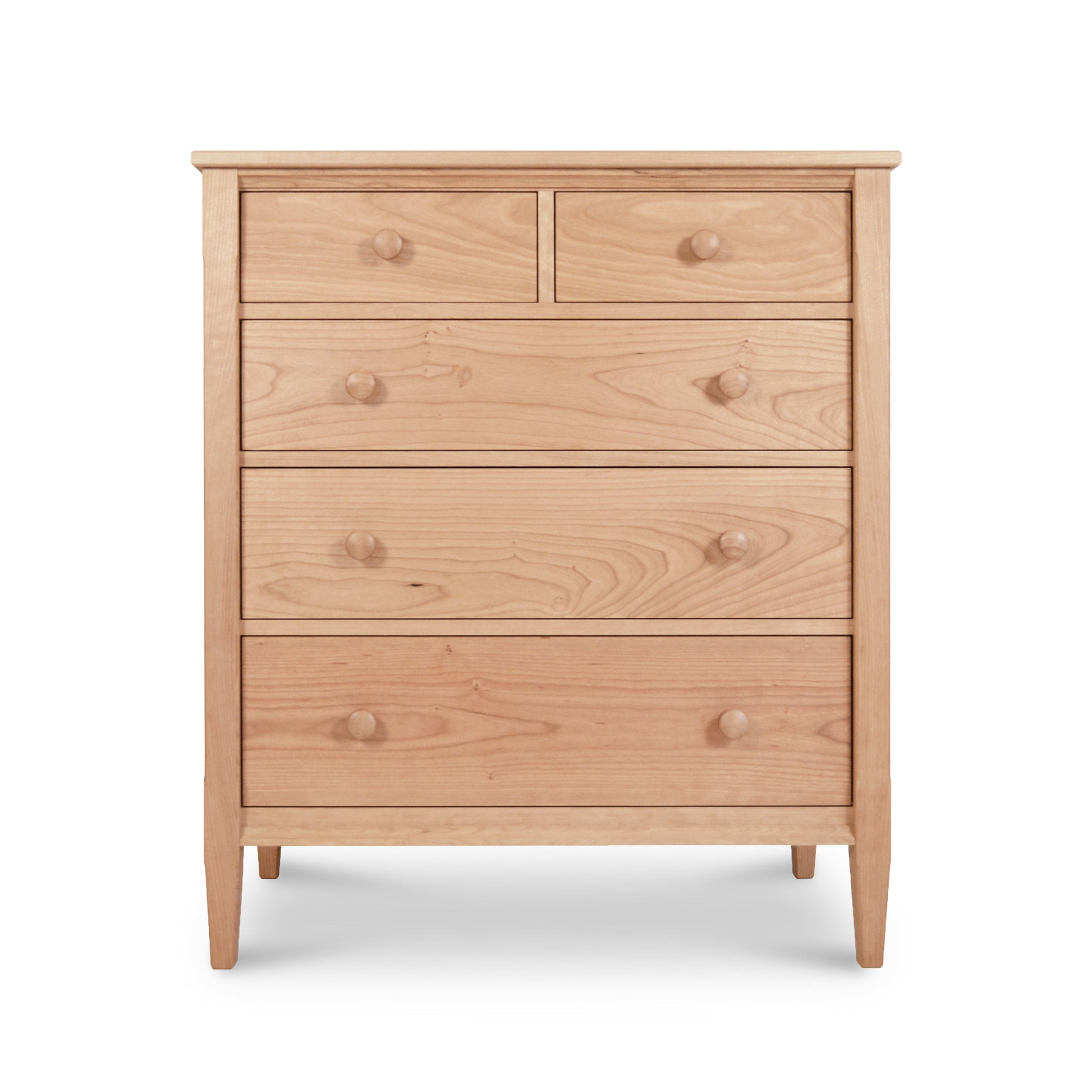 5 drawer wood dresser Traditional Vivienne 5-Drawer Solid 49.61 inch Vermont Shaker 5-Drawer Chest