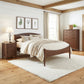 Handcrafted hardwood bedroom furniture featuring the Maple Corner Woodworks Vermont Shaker 6-Drawer Chest in a serene setting.