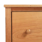 Vermont Shaker 2-Drawer Lateral File Cabinet by Maple Corner Woodworks, highlighting solid wood craftsmanship, smooth finish, and round drawer knobs.