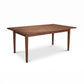 Vermont Shaker Solid Top Harvest Table by Maple Corner Woodworks features classic American craftsmanship and a smooth wood finish.