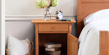 Cherry Wood Nightstands
