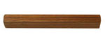 A wooden tube on a white background.