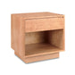 The Lyndon Furniture Sutton 1-Drawer Enclosed Shelf Nightstand is a handcrafted wooden nightstand with a drawer on top. It is constructed from solid wood, ensuring durability and quality.